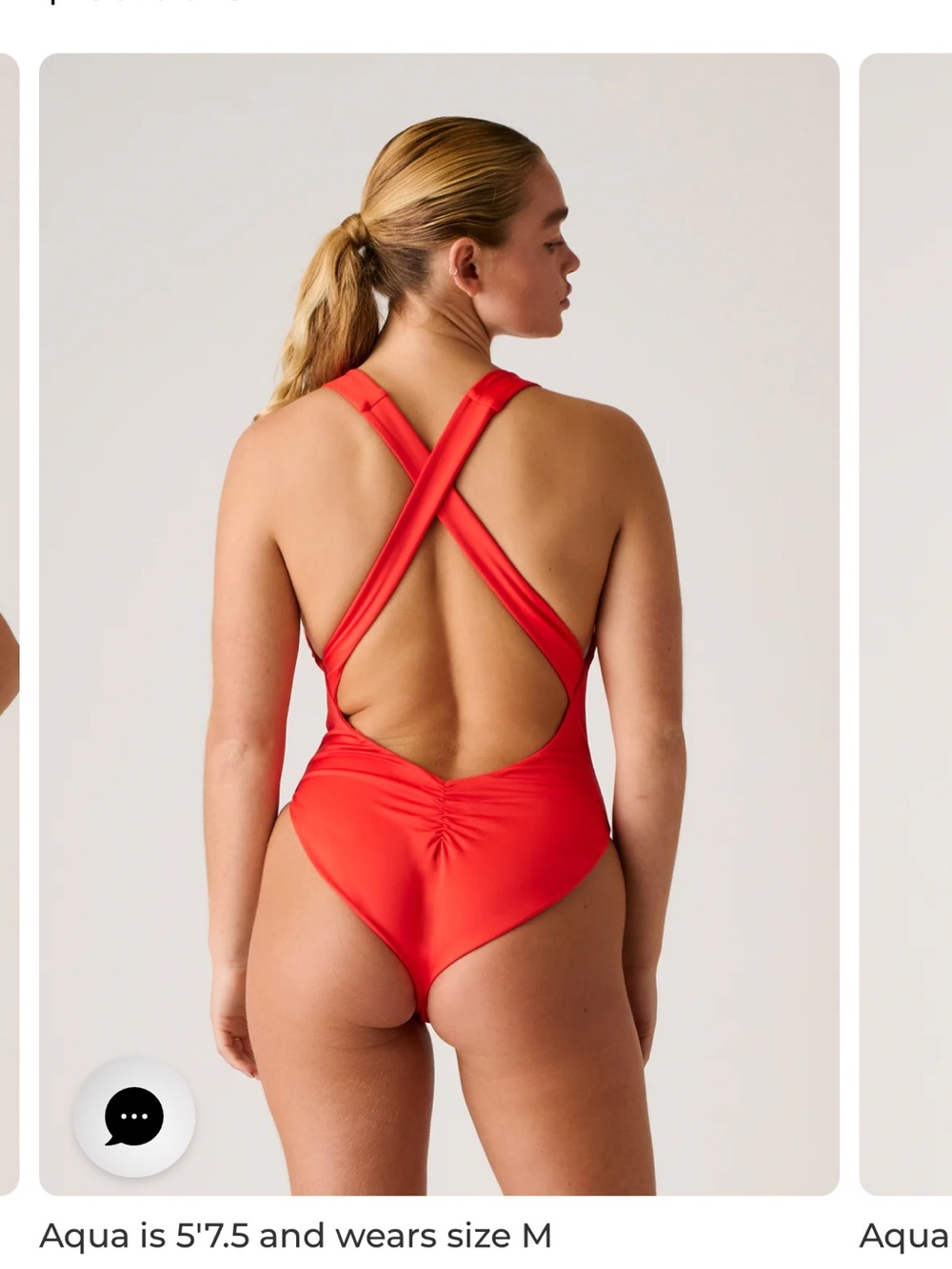LONDRE Fiesta Red XXL TALL Cross-Back Bathing Suit